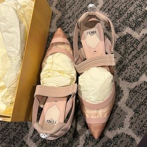 Pink Fendi Heels